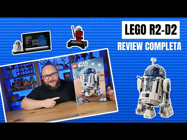 Vídeo relacionado con LEGO Star Wars 75379 R2-D2 Figura Articulada de Droide de Juguete con Cabeza Giratoria, Periscopio y Herramientas - Minifgiura de Darth Malek - Regalo para Niños de 10+ Años, Coleccionistas y Fans