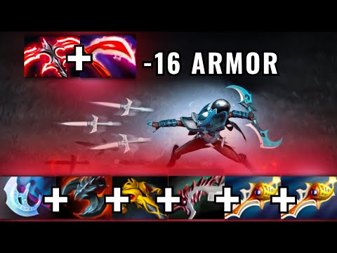 WTF -16 Armor Phantom Assassin (Desolator + Stygian Desolator) 58Kills with x2 Rapiers