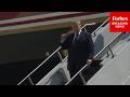 BREAKING President Trump Arrives In New York City Ahead Of The FIFA World Cup Final