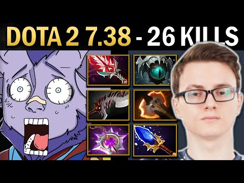 Riki Gameplay Miracle with 26 Kills and Battlefury - Dota 2 7.38