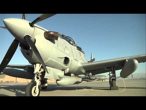 The Afghan National Airforce gets four new A29s
