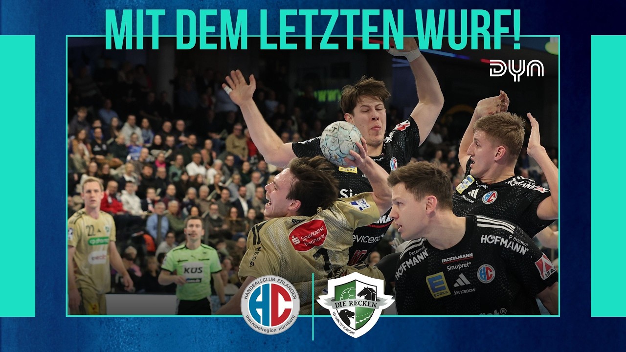 Highlights: HC Erlangen -TSV Hannover-Burgdorf (Saison 2025/26) DAIKIN HBL | Dyn Handball