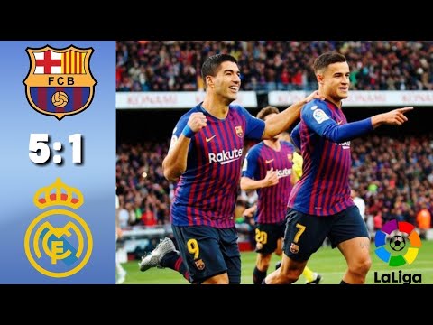Real Madrid vs Barcelona 5-1 goals 04.02.2019