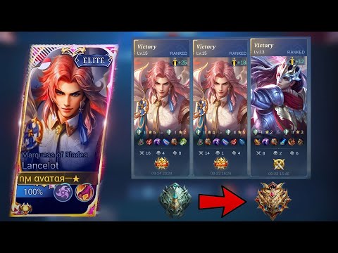 EPIC TO MYTHICAL HONOR IN JUST 5 DAYS USING LANCELOT?😱 SOLO RANK || MLBB.