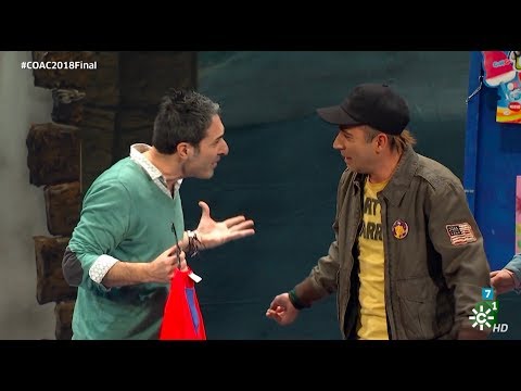 Carnaval de Cádiz 2018 | Martínez Ares ("Don Antonio") con el cuarteto de Morera