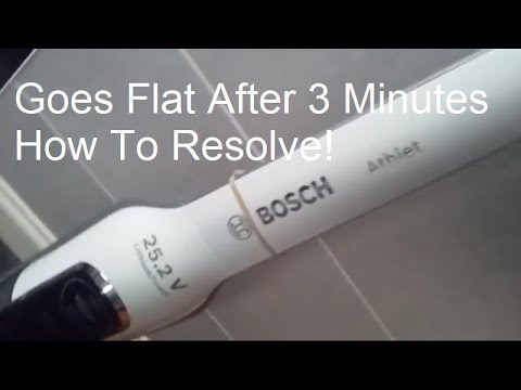 Bosch Athlet Battery Problems