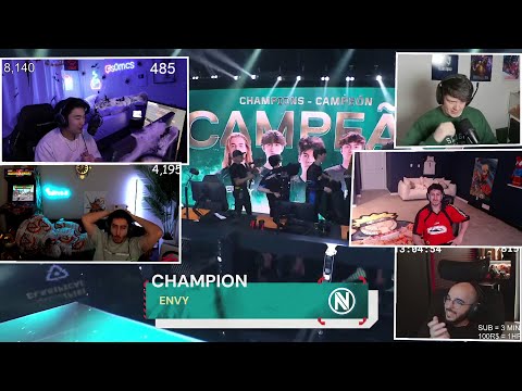 Streamers React to ENVY Winning Ascension & Qualifying For VCT vs TSM