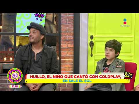Huillo, el niño que cantó con Coldplay en Sale El Sol | Qué Chulada