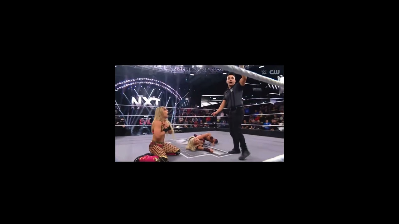 On WWE NXT Thea Hail wins the Women's North American title from Blake Monroe on a Controversial pin