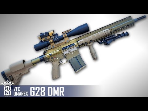 VFC UMAREX Heckler & Koch G28 GBB H&K Airsoft Review Deutsch [Eng Sub]