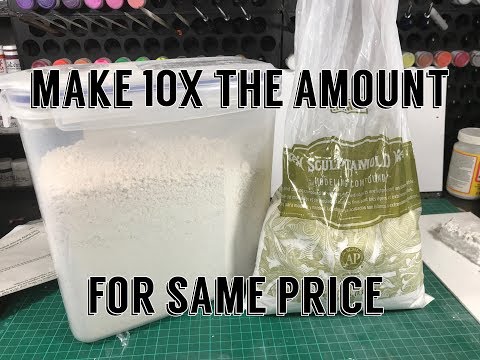 How To Make Sculptmold Cheap And Easy: Quick Terrain Made Cheap And Easy