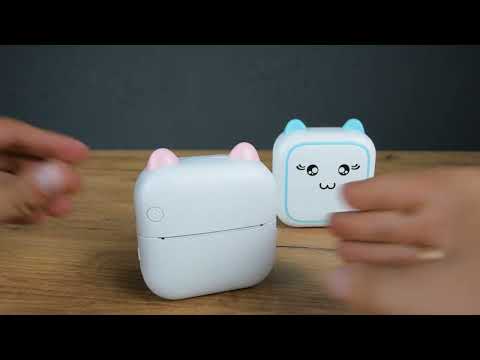 Портативный Вluetooth принтер C 66625 + термобумага и маркери