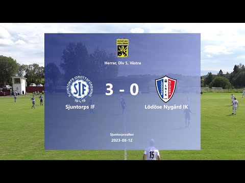 230812 Sjuntorps IF - Lödöse Nygård IK, Höjdpunkter