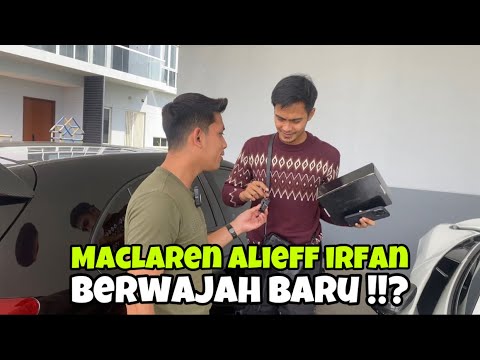 SULONG NAK TRY MACLAREN ALIEFF YANG BARU BERTUKAR WAJAH !!! ALIEFF BAGI SULONG TRY !!?