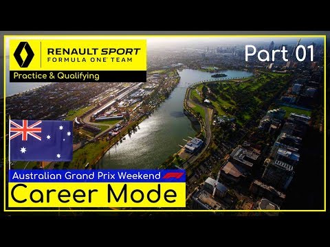 F1 2018 The Game - CAREER MODE: ROUND 01 AUSTRALIA - PRACTICE & QUALIFYING - Part 01