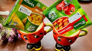 Knorr soup review / tomato soup / sweet corn soup product / cup a soup / instant soup recipe