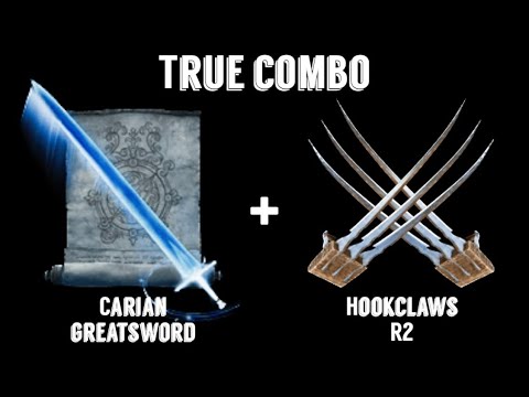 Carian Greatsword Into Hookclaw R2 True Combo - Elden Ring PVP 1.09