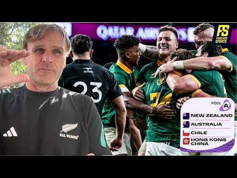 Scott Robertson REACTS to potentially facing the SPRINGBOKS in RWC 2027 1/4 Finals | All Blacks