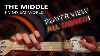 The Middle Guitar Lesson | Jimmy Eat World (Player View with TAB)