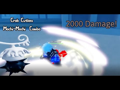 Crab Cutlass and Mochi Combo. 2000 Damage