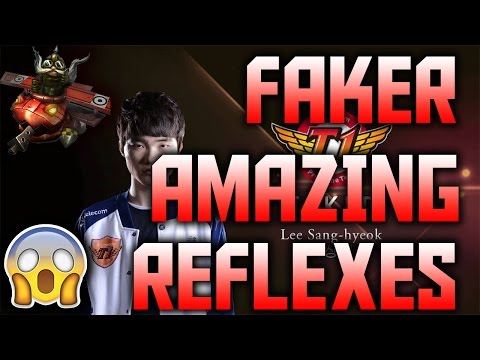 SKT Faker AMAZING REFLEXES as Corki (QSS+Flash) - ESL LOL Final IEM Katowice 2016 (SKT vs. FNC)