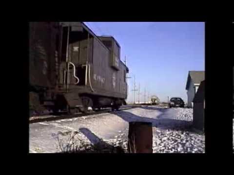 ILLINOIS CENTRAL Sunset Series - IC in Southern IL;  Car 1;  Markham Local (1991-93) NEW DVD Preview