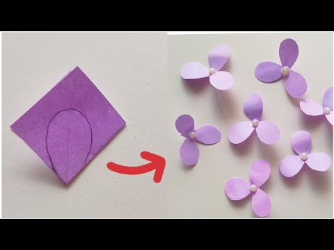how to make realistic three pearl flowers || diy flowers || beautiful flowers #origami #diy #viral