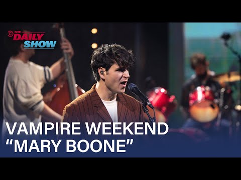 Vampire Weekend Performs “Mary Boone” | The Daily Show