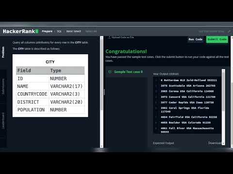 Problem Sql Hackerrank Solved Problems Of Select All Sql Sql Tutorial For Beginners