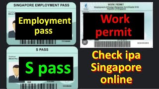 How To Check Singapore ipa | How Check Singapore ipa online | check ipa status Singapore