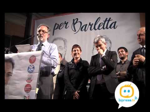 Nichi + Nicola: Comizio di chiusura della campagna elettorale del centrosinistra barlettano