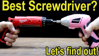 Best Screwdriver Brand (14 BRANDS) Milwaukee, Dewalt, Makita, Ryobi, Bosch, Pink Power, Metabo