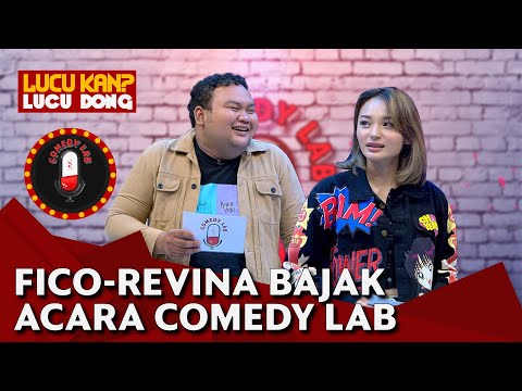 Fico Fachriza dan Revina VT Bajak Studio ComLab, Revina Roasting Diri Sendiri - COMEDY LAB (PART 1)