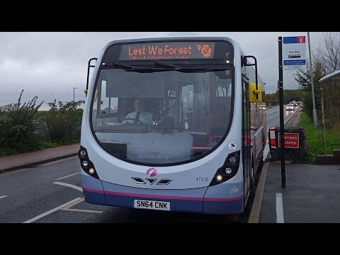 *COMPLETE OVERREVVING VOITH* First Essex Wright Streetlite SN64 CNK 47530 Route 21