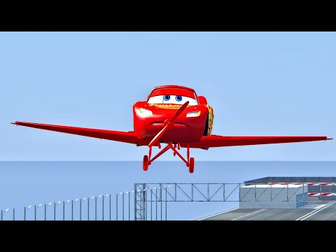Lightning McQueen Airplane - Flight Test 20 KM