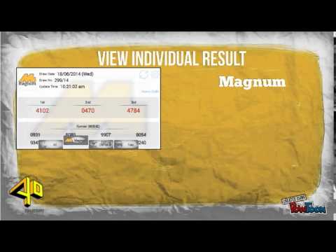 B 4D Result Malaysia Video