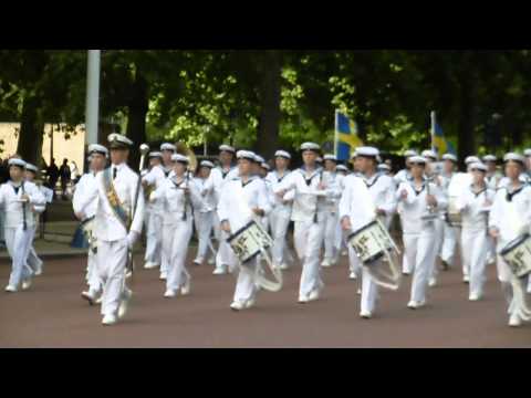 Royal Swedish Cadet Band waterloo 200 parade London