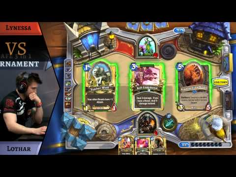 DHB 14 NESCAFE HearthStone - LOTHAR vs LYNESSA