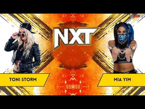 Toni Storm vs Mia Yim - One-on-One Match | WWE2K22 | GameCity
