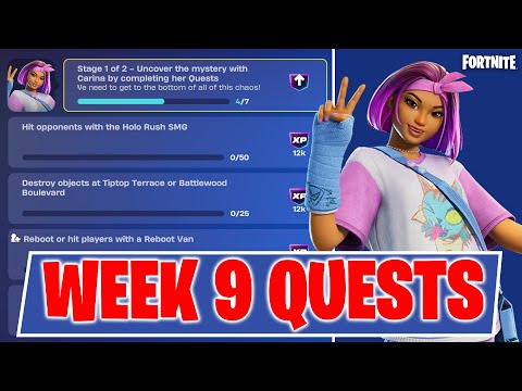 All Week 9 Quests in Fortnite Chapter 7 Season 1 (Full Guide)