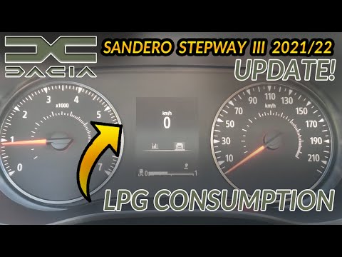 ⛽Dacia Sandero Stepway III 2021/2022 1.0 ECO-G LPG/GPL Consumption | Update after 7000 km