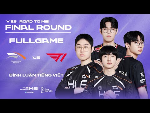 HLE vs T1 | Full Game 1, 2, 3 | Final Round | 2025 LCK Road to MSI