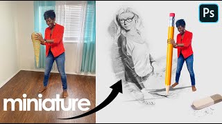 Miniature Photo Manipulation Effect in Photoshop 2021