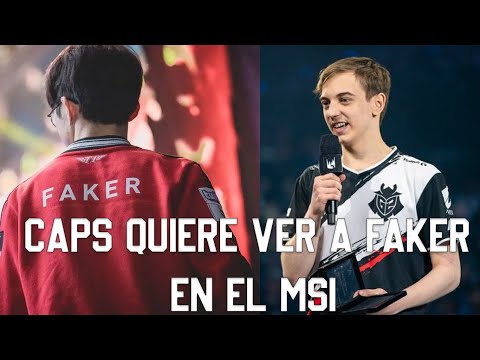 G2 CAPS QUIERE REPETIR LO DE 2019 VENCIENDO A T1 Y TL EN EL MSI? G2 CAPS JUEGA SYNDRA EN SOLOQ