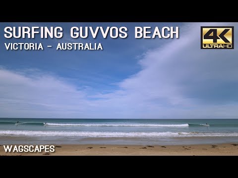 Fun wave surfing at Guvvos