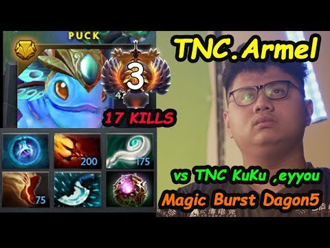 TNC Armel - [Puck] MIDLANE Road To 10K MMR MAGIC BURST vs KuKu eyyou Dota 2 7.22 Pro Gameplay