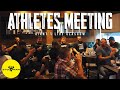 Giant's Live Glasgow Athlete's Meeting and Interviews!