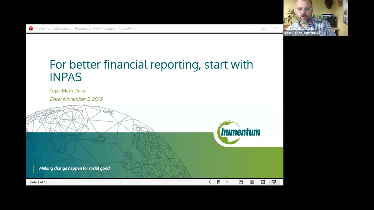 For better financial reporting, start with INPAS | Webinar 1