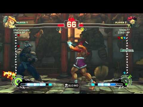 SSF4 - charysmasato (Adon) vs. tokido77 (Akuma)