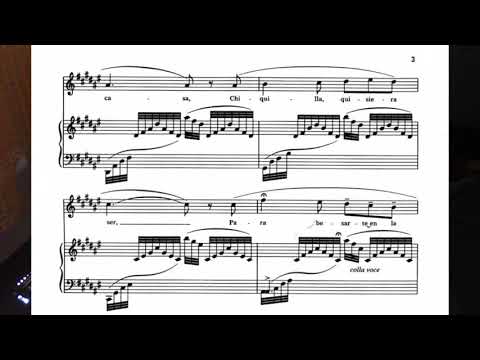 Del cabello mas sutil - Obradors / Acompañamiento con Partitura